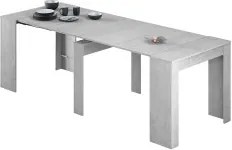 Mesa de Jantar Extensível CATARINA (51-237 cm) Betão
