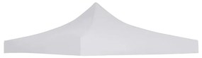 vidaXL Teto para tenda de festas 3x3 m branco