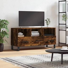 vidaXL Móvel de TV 102x36x50 cm derivados de madeira carvalho fumado