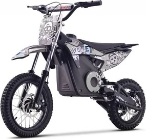 Mota Elétrica Infantil WOLF-E 1000W 36V com Bateria de Lítio, 3 Velocidades e Travões de Disco – Preta