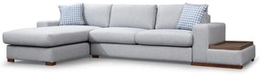 Sofá de Canto Loop – Cinza Claro – 332 cm x 194 cm