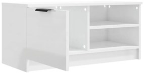 Móveis TV 2pcs 80x35x36,5cm derivados madeira branco brilhante