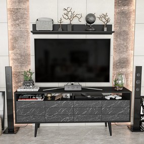 Unidade TV Ola – Preto – 160 cm x 35 cm x 64,5 cm