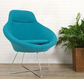 Poltrona Engel Azul Turquesa