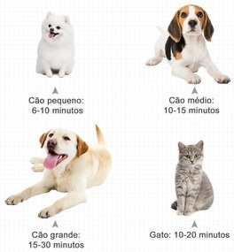 PawHut Secador de Pelo para Cães 2800W Secador de Pelo para Animais de