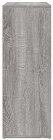 Aparadores 2 pcs 60x31x84 cm derivados madeira cinzento sonoma