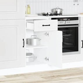 vidaXL Armário de cozinha baixo Kalmar madeira artificial branca