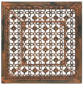 Suportes para plantas 3 pcs estilo vintage metal enferrujado
