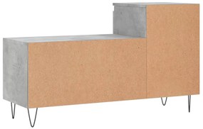 Sapateira 102x36x60 cm derivados de madeira cinzento cimento