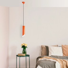 Candeeiro de Teto Kesikboru – Laranja – Ø8 h:28 cm