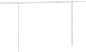 Conjunto de postes para toldo 450x245 cm ferro branco