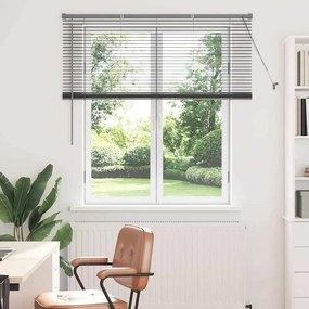 vidaXL Persiana de Janela Cinzento-escuro 80 x 130 cm Alumínio