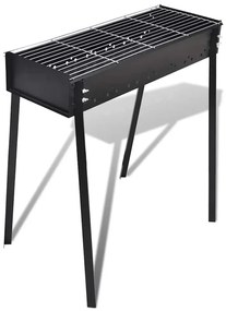 Barbecue carvão 75 x 28 cm de pé / Quadrado