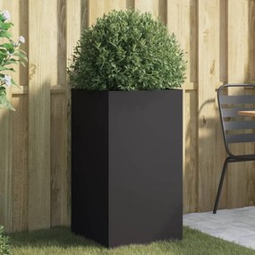 vidaXL Vaso/floreira 42x38x75 cm aço preto