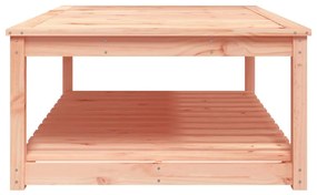 Mesa de jardim 121x82,5x45 cm madeira de douglas maciça