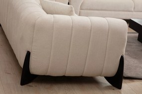 Sofá de 3 Lugares Sandreo – Branco – 248x100x70 cm