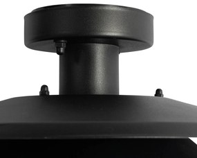Candeeiro de teto exterior design preto IP44 - Morty Design