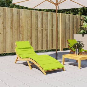 vidaXL Almofadão p/ espreguiçadeira tecido oxford verde brilhante