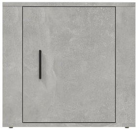 Mesa de cabeceira 50x39x47 cm cinzento cimento