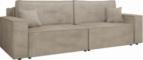 Sofá-cama Shelton 106, Cama com arrumação, 82x245x90cm, 102 kg, Pernas: Plástico