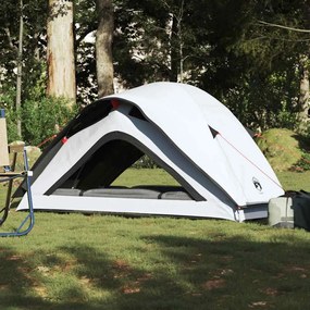 Tenda de campismo p/ 1 pessoa tecido opaco impermeável branco