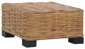 vidaXL Mesa de centro 47x47x28 cm vime natural