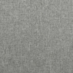 Estrutura de cama hidráulica 180x200 cm tecido cinzento-claro