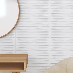 Painéis de parede 12 pcs 50x50 cm 3m² XPS pedra branco