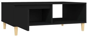 Mesa de centro 90x60x35 cm derivados de madeira preto