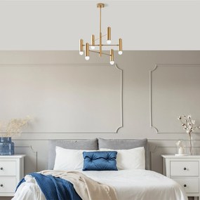 Chandelier Gharib – Dourado – 55 x 55 x 73 cm