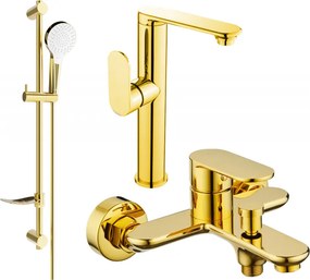 Mexen Milo DF05 conjunto de banho, dourado - 713153DF05-50