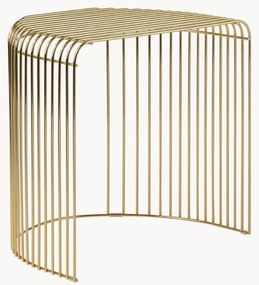 Mesa de apoio oval em metal Curva