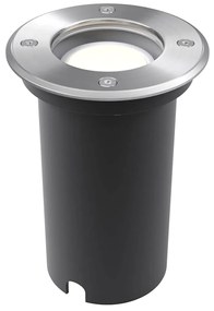 Iluminação LED p/ piso exterior, 3 pcs, redondo