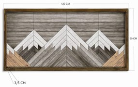 Quadro Decorativo em MDF TAH035 – Multicolor – 120 x 60 cm