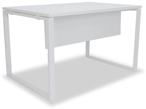 Secretárias de Escritório 1200x800x740mm Kclose Melamina Branco / Branco