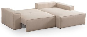 Sofá-Cama de Canto Pırlo – Ecru – 260 cm x 170 cm