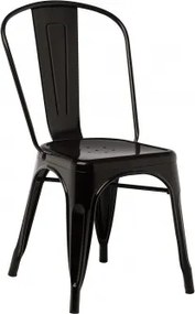 Pack De 4 Cadeiras De Jantar Empilháveis Lix Preto - Sklum