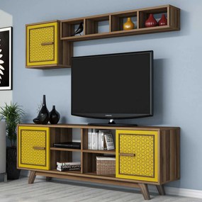 Unidade de TV Ayla – Nogueira Amarela – 160x56,2x35 cm