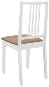 3 pcs conjunto de jantar MDF branco