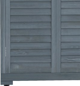 Armário de Madeira 0,31 m² 87x46,5x160 cm Armário Exterior de Madeira