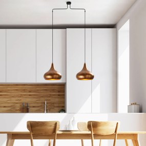 Candeeiro de Teto Muba – Patina – 95 x 26 x 141 cm