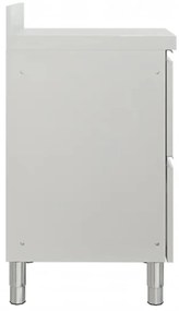 Armários p/ cozinha comercial c/ 2 gavetas 2 pcs aço inoxidável