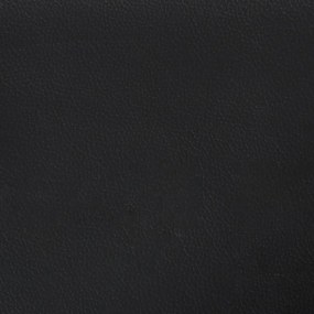 Cama com molas/colchão 160x200 cm couro artificial preto