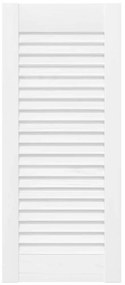 Portas de armário 2 pcs design de persiana 61,5x29,5 cm branco