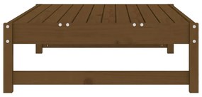 Apoio de pés para jardim 120x80 cm pinho maciço castanho-mel