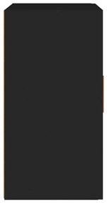 Armário parede 60x30x60 cm derivados de madeira preto