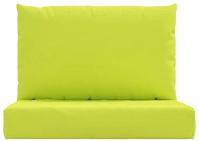 Almofadões p/ móveis paletes 2pcs tecido oxford verde brilhante