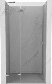 Mexen Lunar porta de duche de abrir à esquerda 75 cm, transparente, cromada - 834-075-000-01-00-L