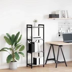 vidaXL Estante Sonoma cinzento 40 x 30 x 118 cm Madeira e Aço