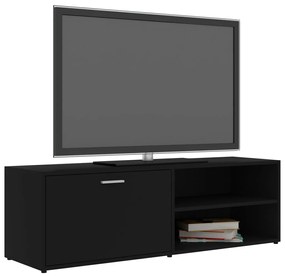 Móvel de TV 120x34x37 cm derivados de madeira preto